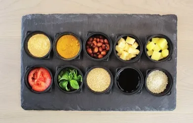 Dr. Schär – Burger di legumi e quinoa al basilico – Vegan