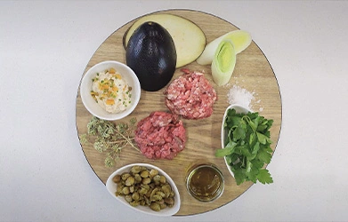 Dr. Schär – Hamburger ai capperi con porri e melanzane – Lactose Free