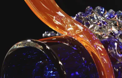 Wave Murano Glass